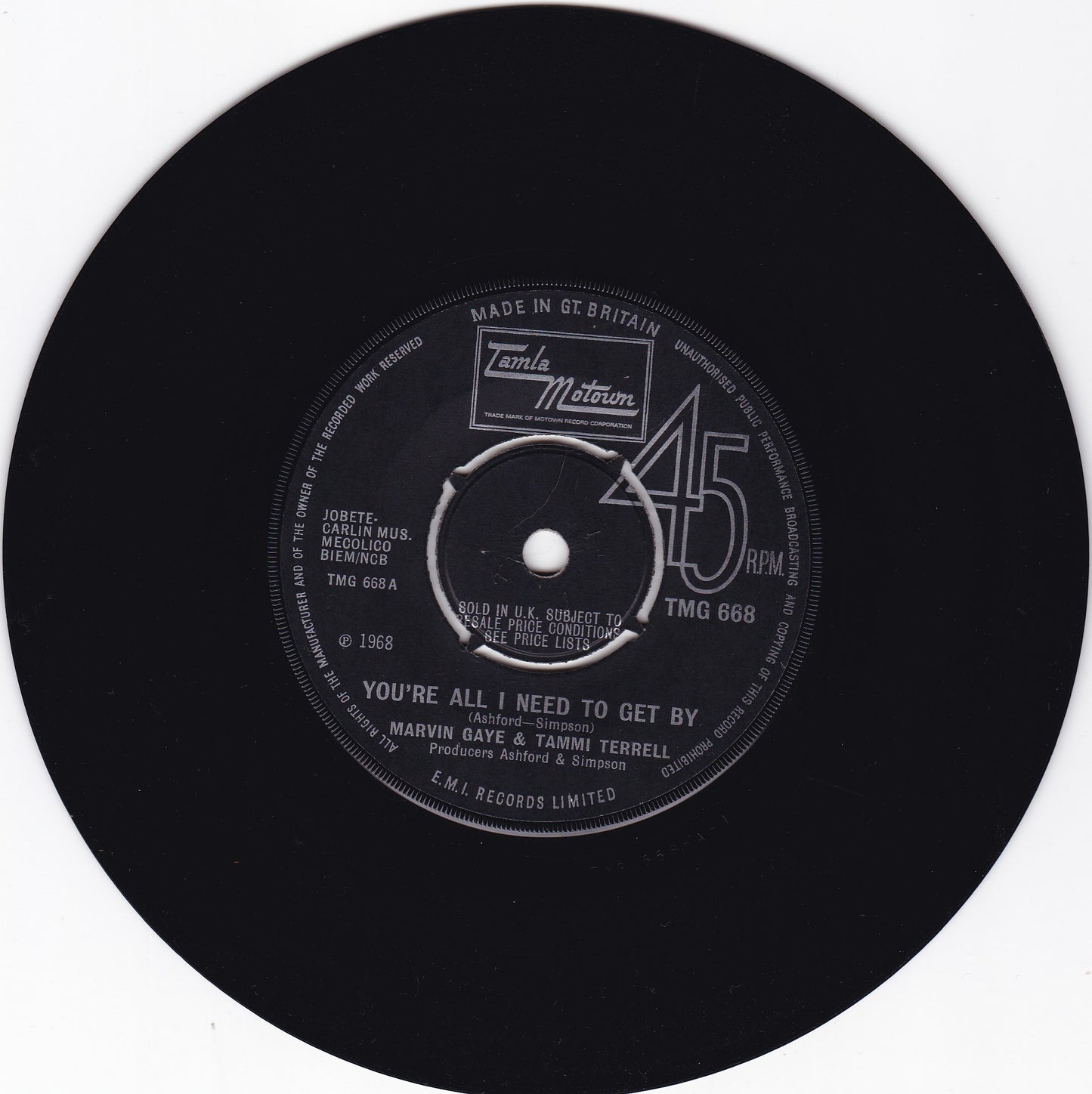 Marvin Gaye & Tammi Terrell You're all i need to get by