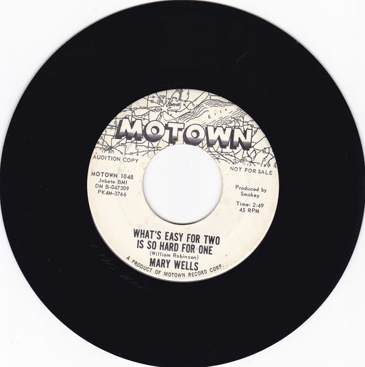 Mary Wells What's easy for two is so hard for one