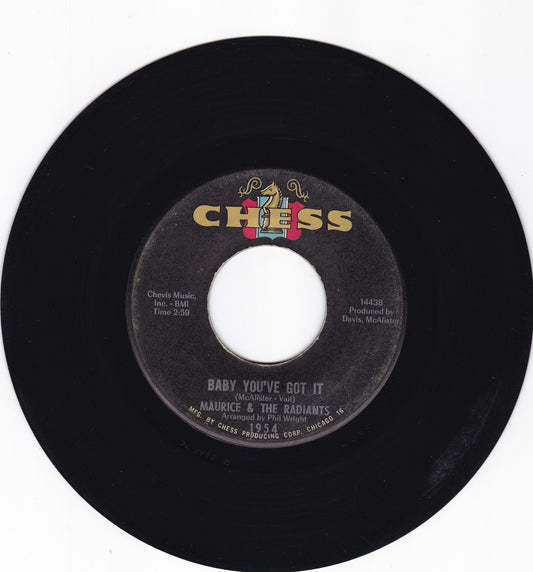 Maurice & the Radiants Baby you've got it