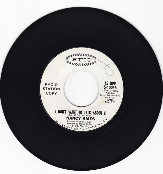 Nancy Ames I don't want to talk about it