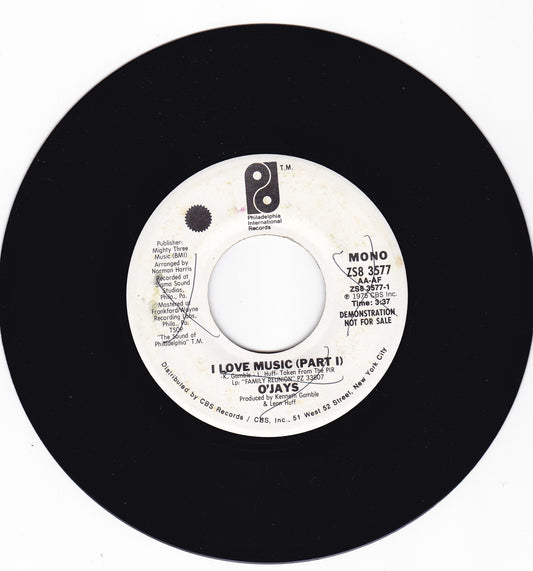 O'Jays I love music