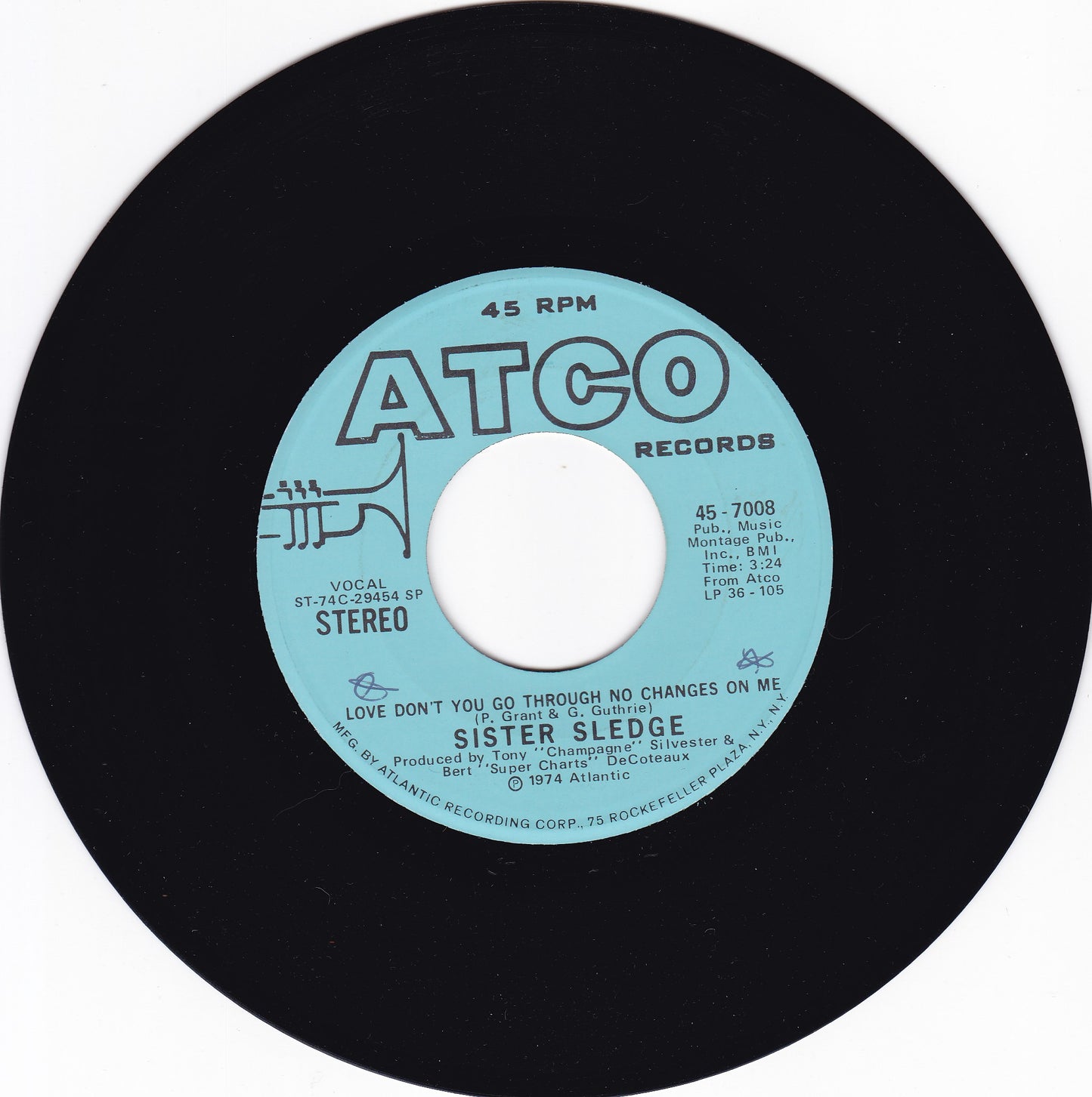 Sister Sledge Love don't you go through no changes on me