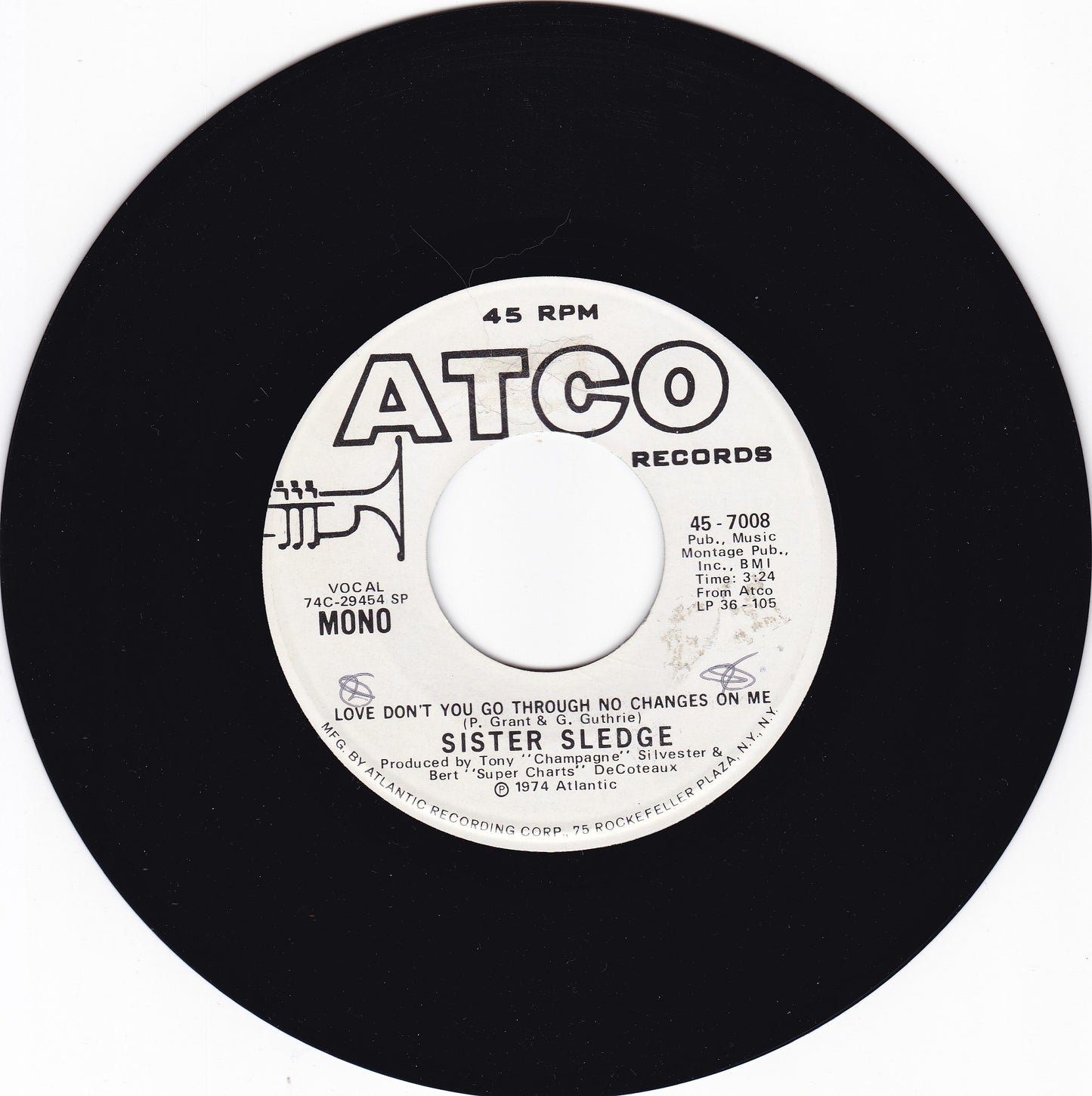 Sister Sledge Love don't you go through no changes on me