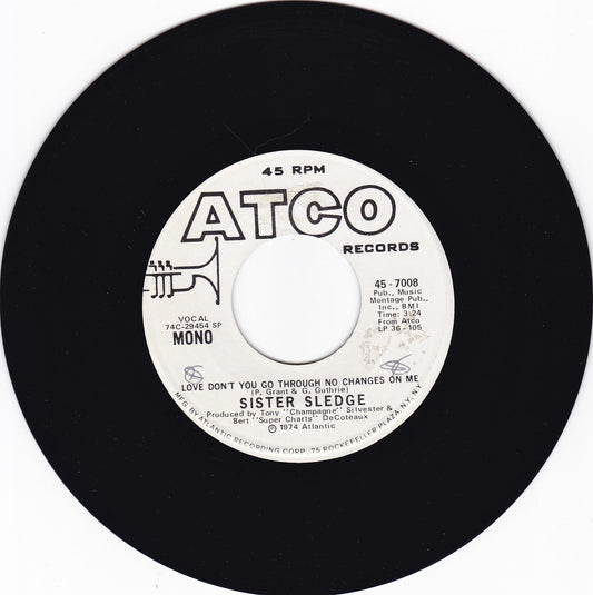 Sister Sledge Love don't you go through no changes on me