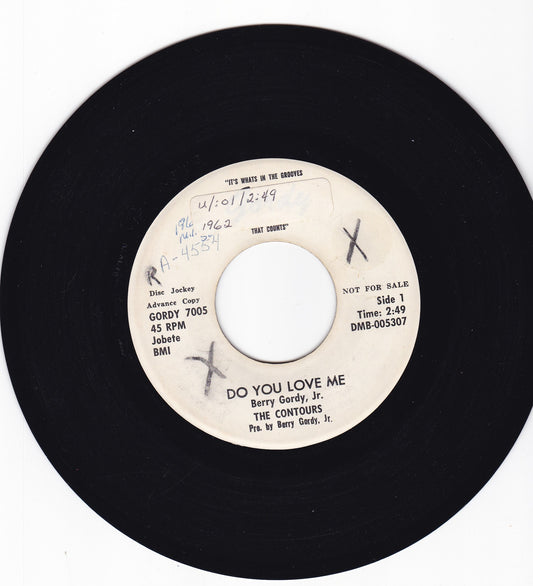 The Contours Do you love me