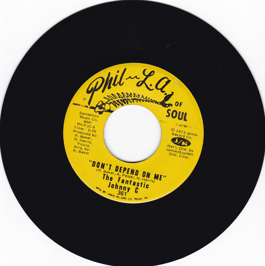 The Fantastic Johnny C Don't depend on me