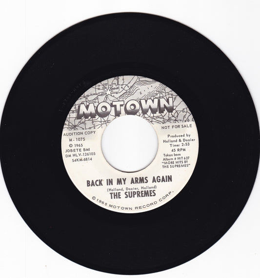 The Supremes Back in my arms again