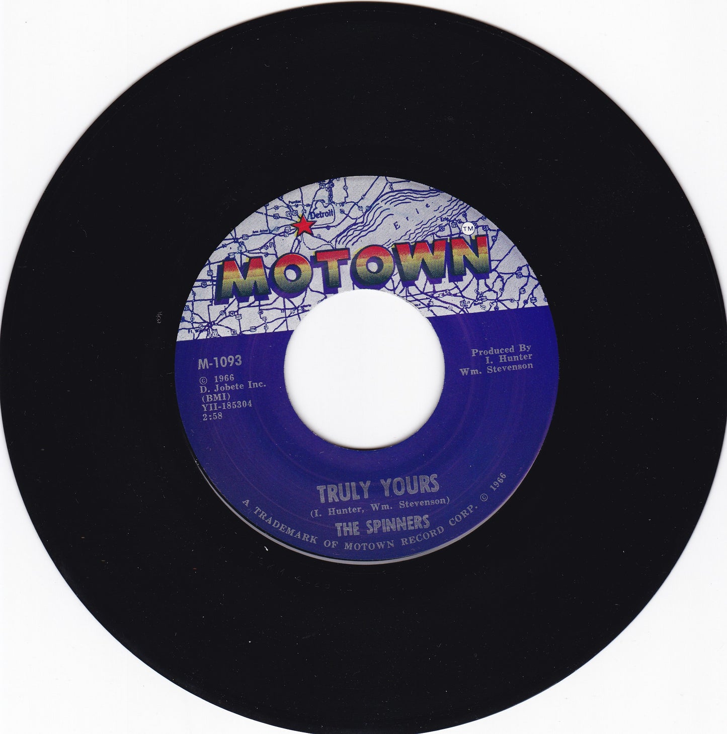 The Spinners Truly yours